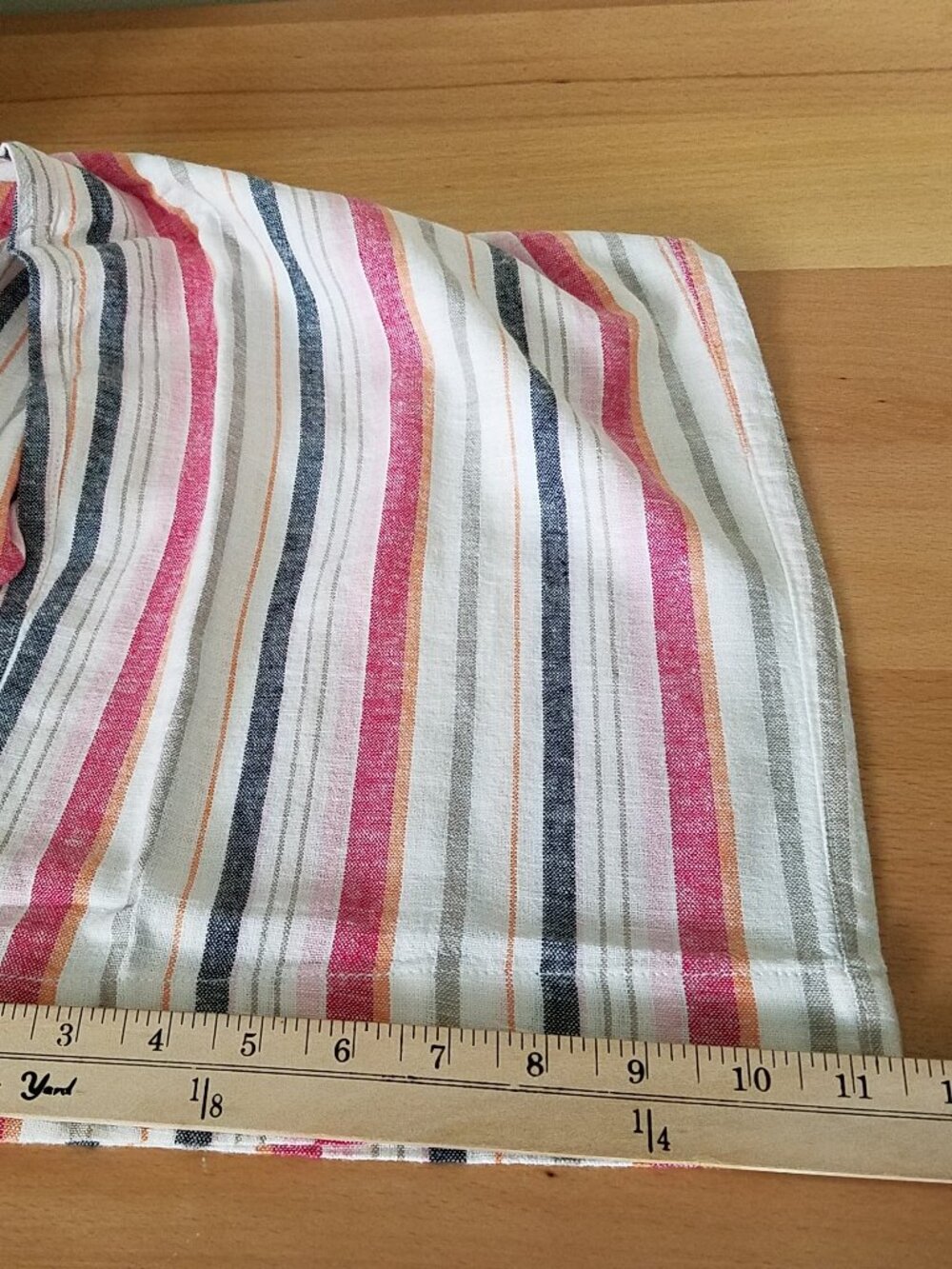 Rafaella Linen Blend Pants XL Star White (Striped) NWT Lightweight - Picture 9 of 14